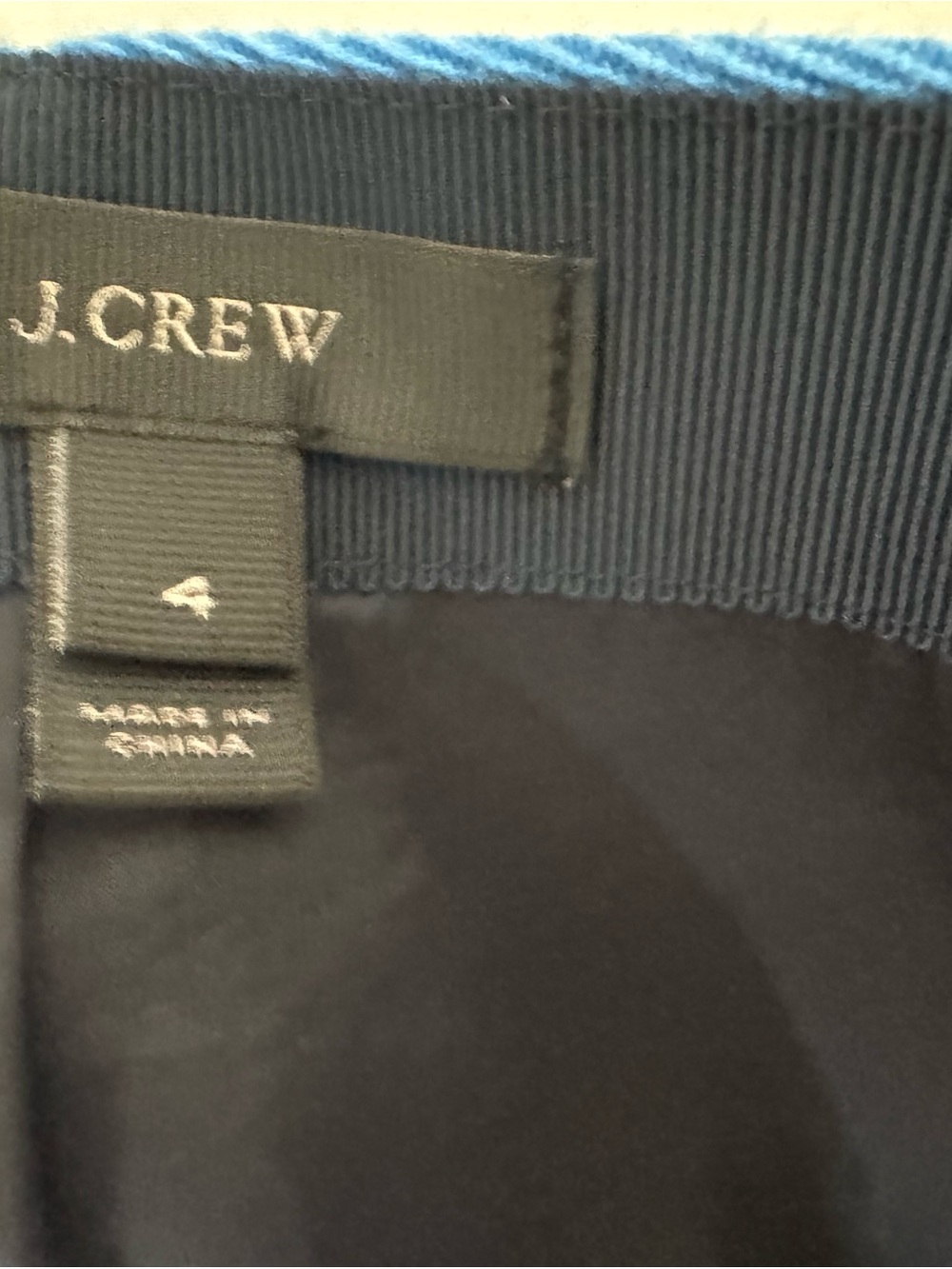 J. Crew Navy and Blue Striped Pencil Skirt - Picture 6 of 7